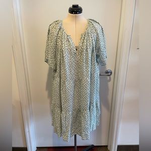 Rails Clarissa Dress Green Garden Floral Print XXL
